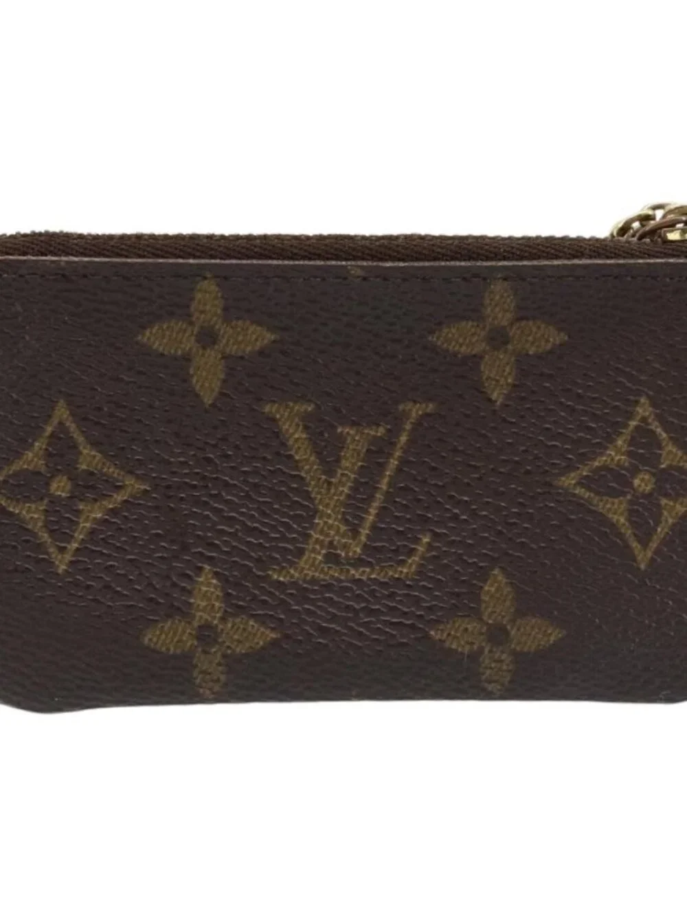 LOUIS VUITTON Monogram Pochette Cles Coin Purse M62650 LV Auth ki6542